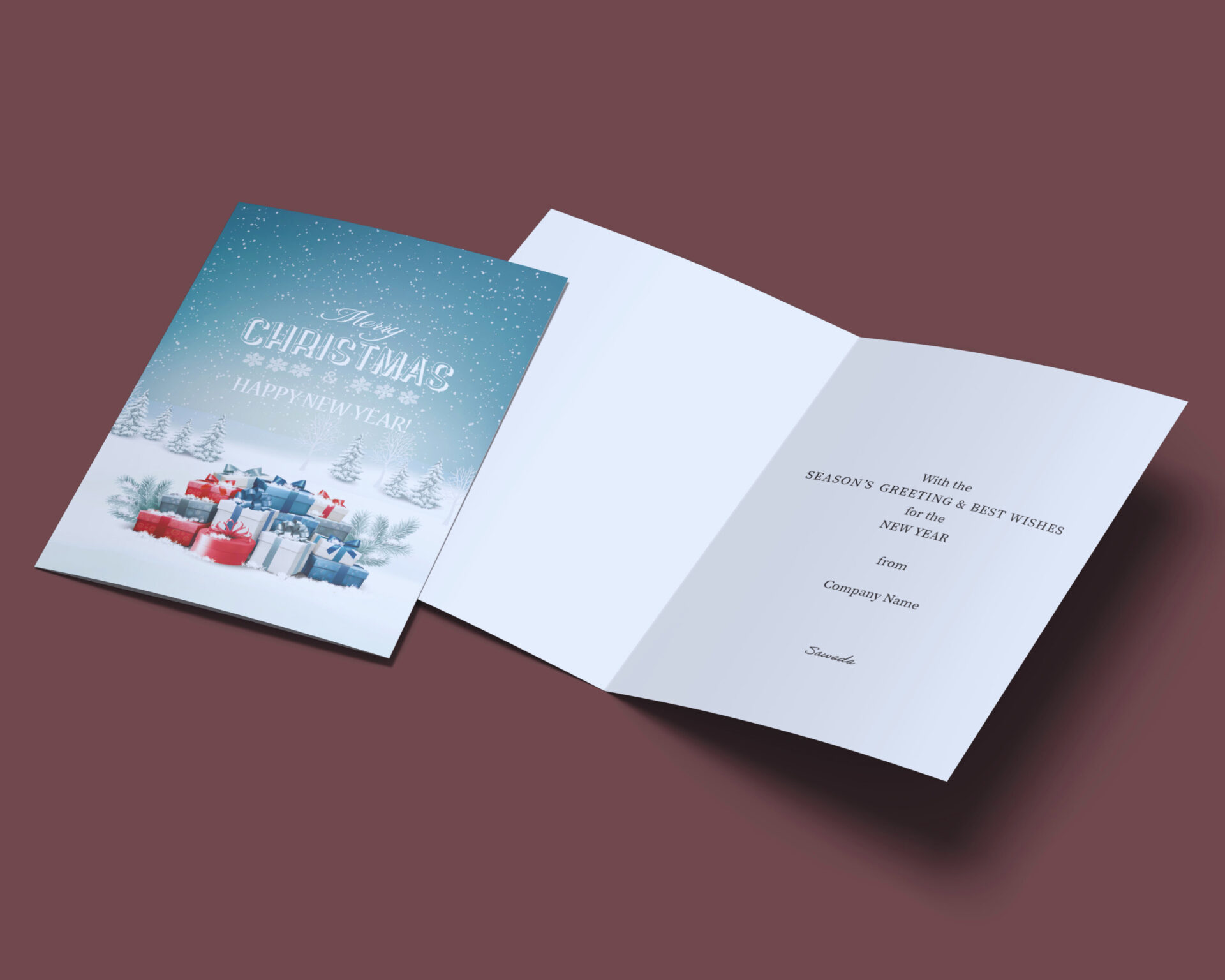 ヨーロッパ企業クリスマスカード
